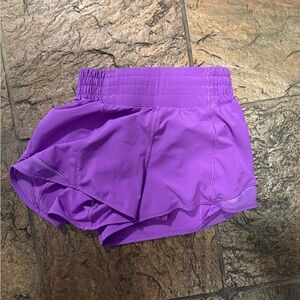 lululemon athletica Vibrant Purple Athletic Shorts; hotty hot 2